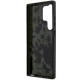 Guess Samsung Galaxy S23 Ultra - Flower Collection Σκληρή Θήκη με Πλαίσιο Σιλικόνης - Green / Khaki - GUHCS23LHCFWSA