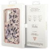 Guess Samsung Galaxy S23 Plus - Flower Collection Σκληρή Θήκη με Πλαίσιο Σιλικόνης - Pink - GUHCS23MHCFWSP