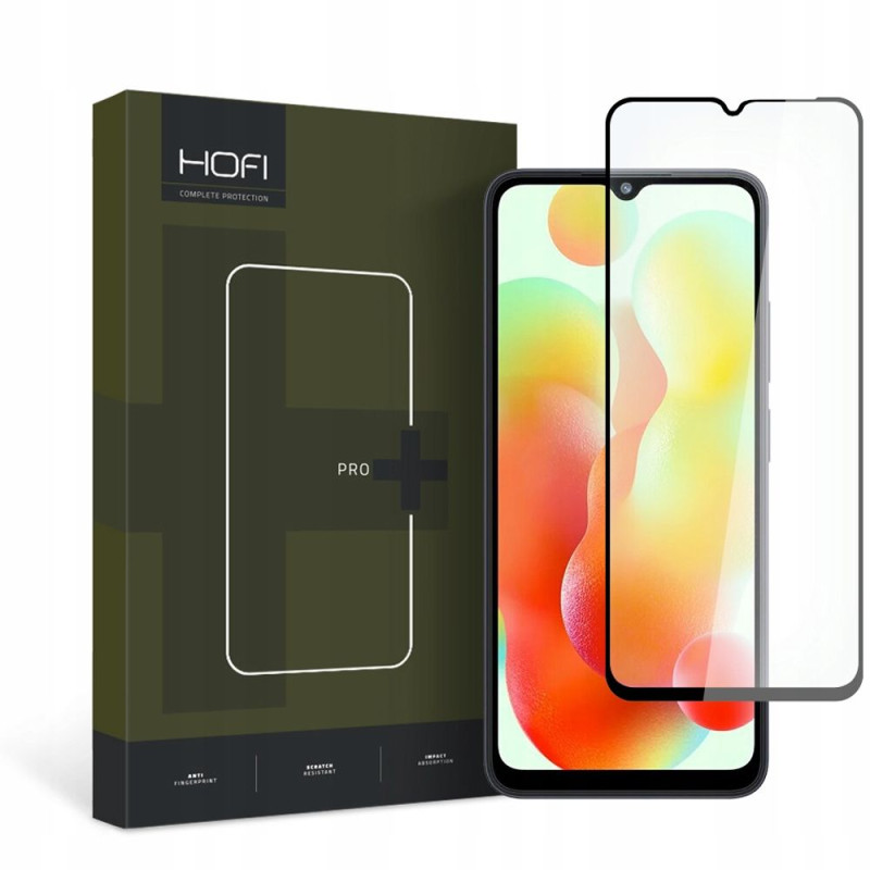 Hofi Xiaomi Redmi 12C Glass Pro+ 0.3mm 2.5D 9H Full Screen Tempered Glass Αντιχαρακτικό Γυαλί Οθόνης - Black