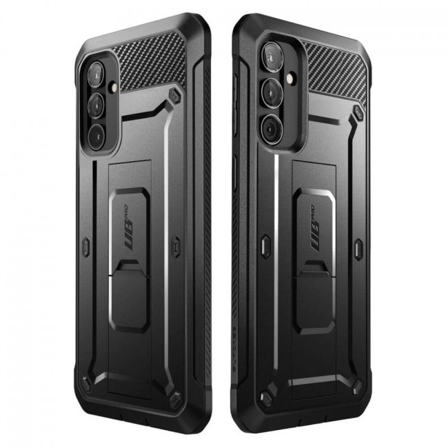 Supcase Samsung Galaxy A54 5G Unicorn Beetle Pro Σκληρή Θήκη με Προστασία Οθόνης και Stand - Black