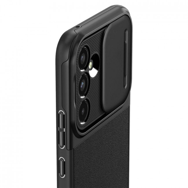 Spigen Samsung Galaxy A54 5G Optik Armor Θήκη Σιλικόνης με Κάλυμμα για την Κάμερα - Black