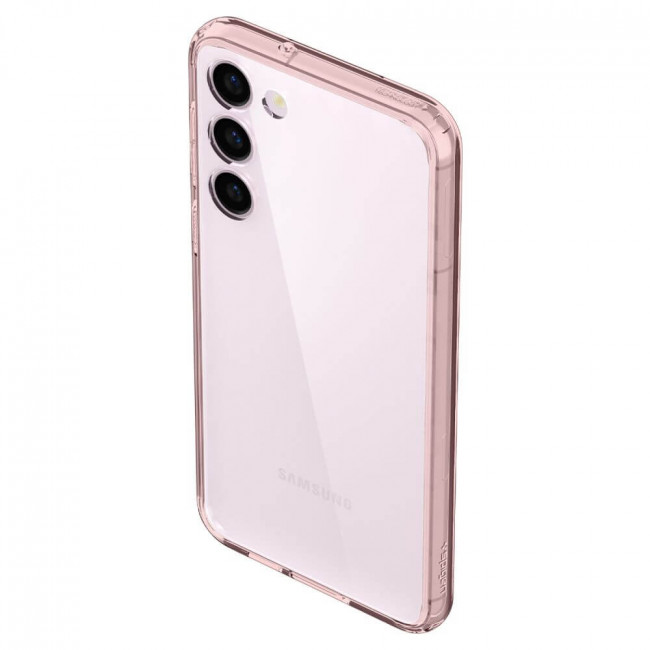 Spigen Samsung Galaxy S23 Σκληρή Θήκη με Πλαίσιο Σιλικόνης Ultra Hybrid - Rose Crystal