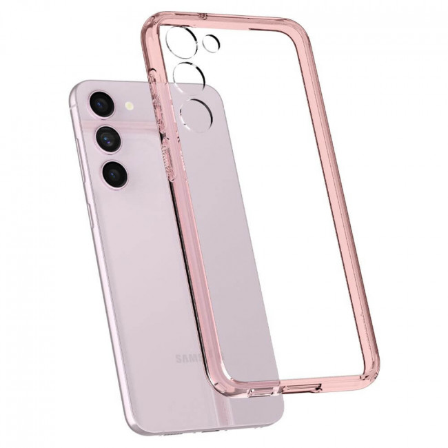 Spigen Samsung Galaxy S23 Σκληρή Θήκη με Πλαίσιο Σιλικόνης Ultra Hybrid - Rose Crystal