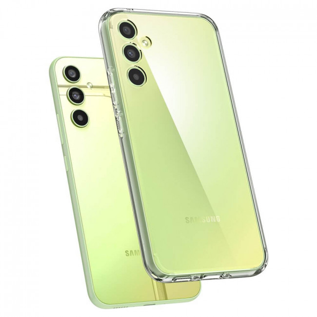 Spigen Samsung Galaxy A34 5G Σκληρή Θήκη με Πλαίσιο Σιλικόνης Ultra Hybrid - Crystal Clear