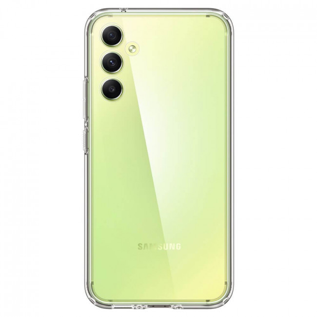 Spigen Samsung Galaxy A34 5G Σκληρή Θήκη με Πλαίσιο Σιλικόνης Ultra Hybrid - Crystal Clear