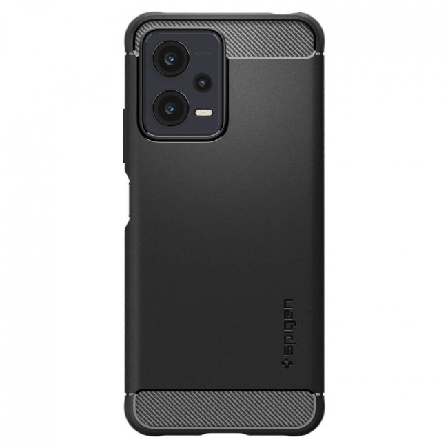 Spigen Xiaomi Redmi Note 12 5G / Xiaomi Poco X5 5G Θήκη TPU Rugged Armor - Matte Black