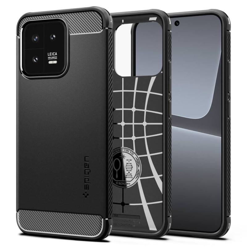 Spigen Xiaomi 13 Θήκη TPU Rugged Armor - Matte Black