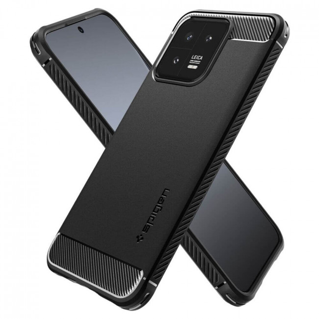 Spigen Xiaomi 13 Θήκη TPU Rugged Armor - Matte Black