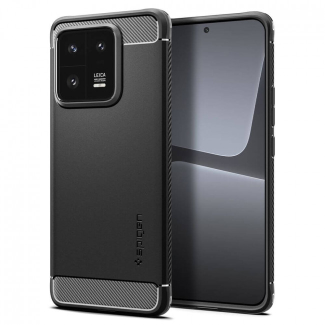 Spigen Xiaomi 13 Pro Θήκη TPU Rugged Armor - Matte Black