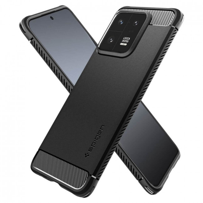 Spigen Xiaomi 13 Pro Θήκη TPU Rugged Armor - Matte Black