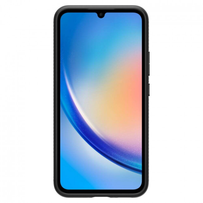 Spigen Samsung Galaxy A34 5G Liquid Air Θήκη Σιλικόνης - Matte Black