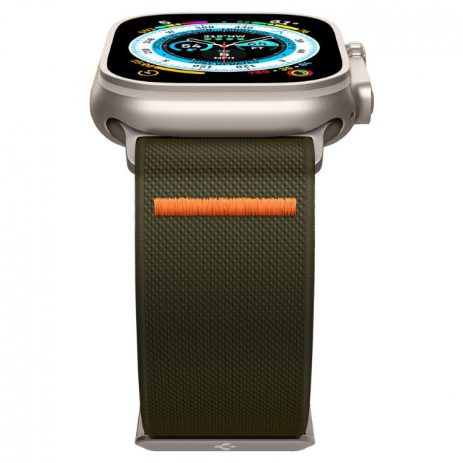 Spigen Λουράκι Apple Watch 2 / 3 / 4 / 5 / 6 / 7 / 8 / 9 / SE / SE 2 / ULTRA / ULTRA 2 - 42 / 44 / 45 / 49 mm Fit Lite Ultra - Khaki