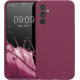 KW Samsung Galaxy A34 5G Θήκη Σιλικόνης Rubber TPU - Bordeaux Purple - 60807.187