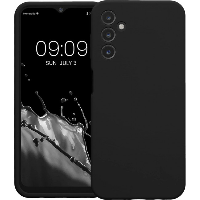 KW Samsung Galaxy A14 5G Θήκη Σιλικόνης Rubber TPU - Black - 60808.01