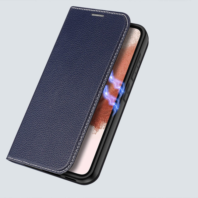 Dux Ducis Samsung Galaxy S23 Plus Skin X2 Flip Stand Case Θήκη Βιβλίο - Blue