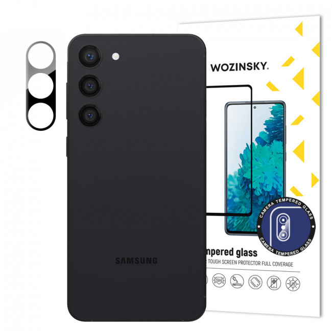 Wozinsky Samsung Galaxy S23 Plus Αντιχαρακτικό Γυαλί 9H για την Κάμερα - Black