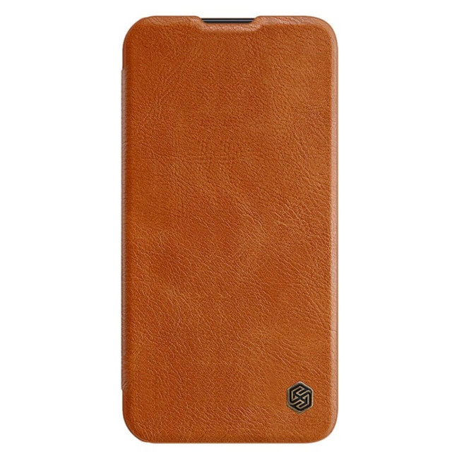 Nillkin Samsung Galaxy S23 Qin Leather Pro Case Θήκη Βιβλίο - Brown