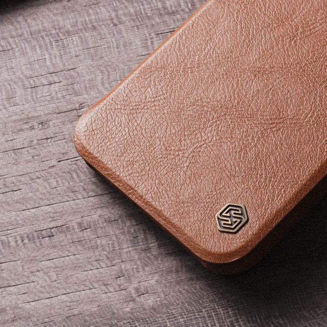 Nillkin Samsung Galaxy S23 Qin Leather Pro Case Θήκη Βιβλίο - Brown