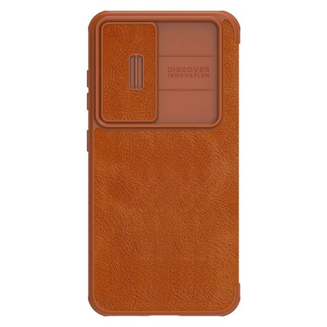 Nillkin Samsung Galaxy S23 Qin Leather Pro Case Θήκη Βιβλίο - Brown