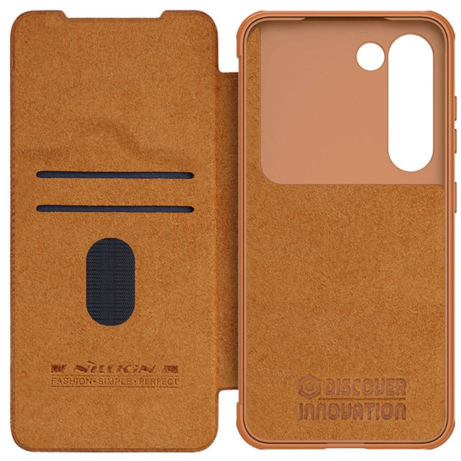 Nillkin Samsung Galaxy S23 Plus Qin Leather Pro Case Θήκη Βιβλίο - Brown