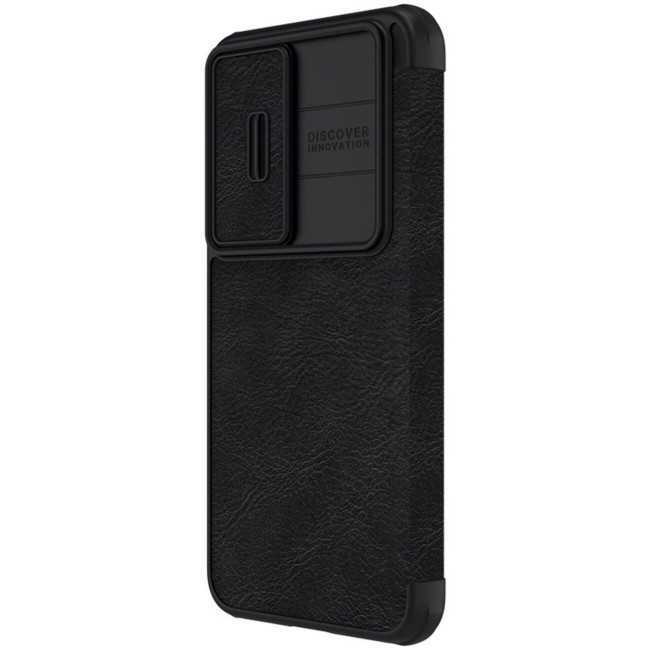 Nillkin Samsung Galaxy S23 Plus Qin Leather Pro Case Θήκη Βιβλίο με Κάλυμμα για την Κάμερα - Black