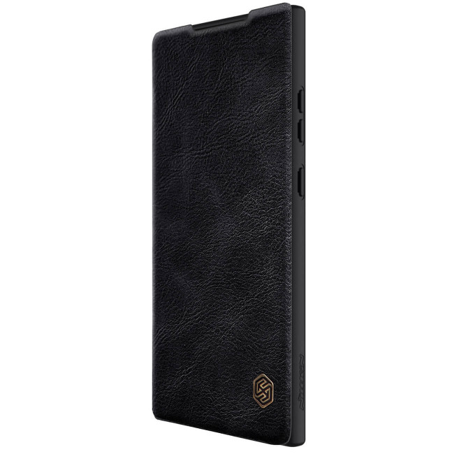 Nillkin Samsung Galaxy S23 Ultra Qin Leather Pro Case Θήκη Βιβλίο - Black