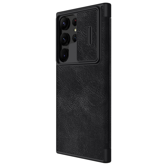 Nillkin Samsung Galaxy S23 Ultra Qin Leather Pro Case Θήκη Βιβλίο - Black