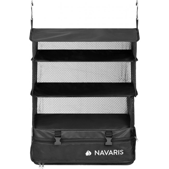 Navaris Φορητή Κρεμάστρα Organizer Ταξιδίου - Black - 58789.01