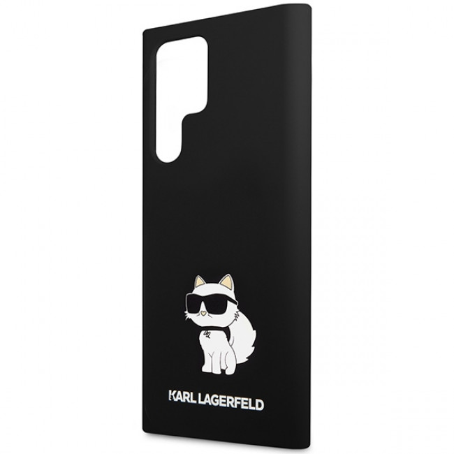 Karl Lagerfeld Samsung Galaxy S23 Ultra Silicone Choupette Body Θήκη Σιλικόνης - Black - KLHCS23LSNCHBCK