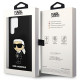 Karl Lagerfeld Samsung Galaxy S23 Ultra Liquid Silicone Ikonik Karl Θήκη Σιλικόνης - Black - KLHCS23LSNIKBCK