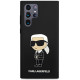 Karl Lagerfeld Samsung Galaxy S23 Ultra Liquid Silicone Ikonik Karl Θήκη Σιλικόνης - Black - KLHCS23LSNIKBCK