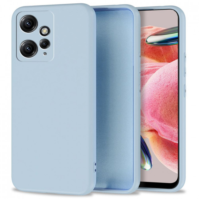 Tech-Protect Xiaomi Redmi Note 12 4G Icon Θήκη Σιλικόνης Rubber TPU - Sky Blue