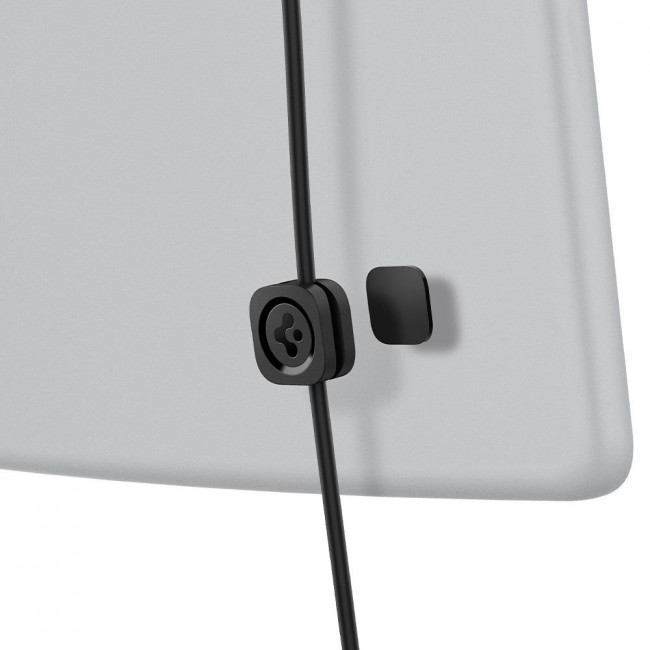 Spigen ITT90W OneTap Μαγνητική Βάση Αυτοκινήτου για Οθόνη Tesla Model 3 / Y / X (2021) / S (2021) και Ford Mustang Mach E με Ασύρματη Φόρτιση MagSafe - Black