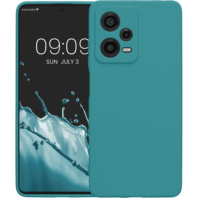 KW Xiaomi Redmi Note 12 Pro Θήκη Σιλικόνης TPU - Matte Petrol - 60685.57