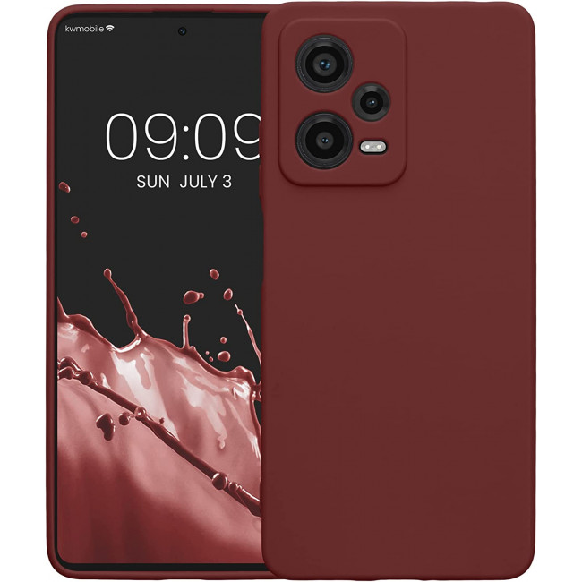 KW Xiaomi Redmi Note 12 Pro Θήκη Σιλικόνης TPU - Bordeaux Purple - 60685.187