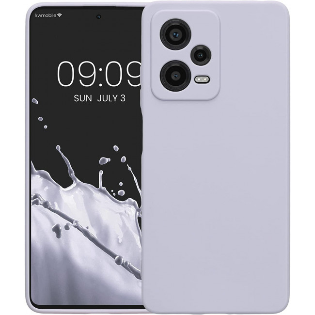 KW Xiaomi Redmi Note 12 Pro Θήκη Σιλικόνης TPU - Pastel Lavender - 60685.139