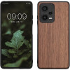 KW Xiaomi Redmi Note 12 Pro Θήκη από Φυσικό Ξύλο - Dark Brown - 60698.18