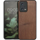 KW Xiaomi Redmi Note 12 5G / Xiaomi Poco X5 5G Θήκη από Φυσικό Ξύλο - Dark Brown - 60890.18