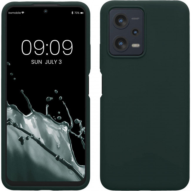 KW Xiaomi Redmi Note 12 5G / Poco X5 5G Θήκη Σιλικόνης Rubberized TPU - Moss Green - 60889.169