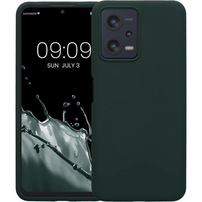 KW Xiaomi Redmi Note 12 5G / Poco X5 5G Θήκη Σιλικόνης Rubberized TPU - Moss Green - 60889.169