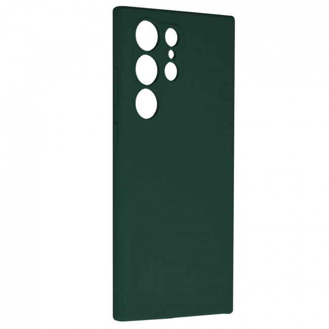 Techsuit Samsung Galaxy S23 Ultra Soft Edge Silicone Θήκη Σιλικόνης TPU - Dark Green