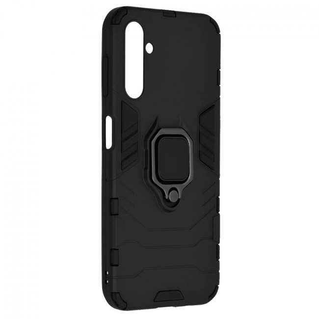 Techsuit Samsung Galaxy A14 5G Silicone Shield Σκληρή Θήκη με Δαχτυλίδι Συγκράτησης - Black