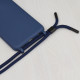 Techsuit Samsung Galaxy S23 Ultra Crossbody Lanyard Θήκη Σιλικόνης TPU με Λουράκι - Blue