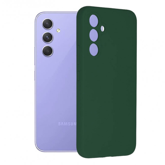 Techsuit Samsung Galaxy A54 5G Soft Edge Silicone Θήκη Σιλικόνης TPU - Dark Green