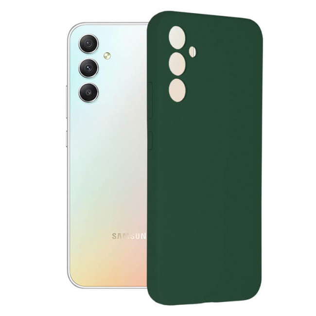 Techsuit Samsung Galaxy A34 5G Soft Edge Silicone Θήκη Σιλικόνης TPU - Dark Green