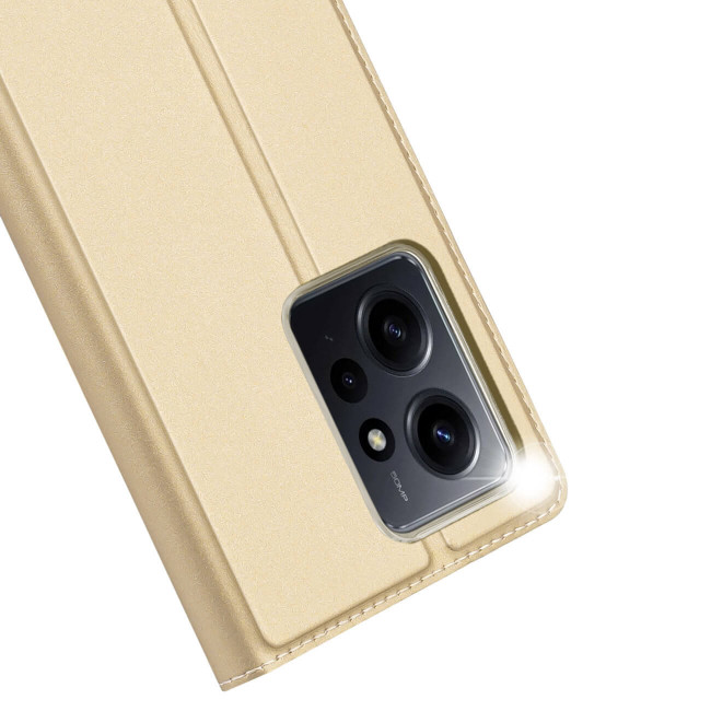 Dux Ducis Xiaomi Redmi Note 12 4G Flip Stand Θήκη Βιβλίο - Gold