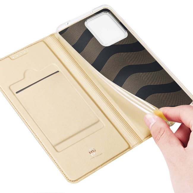 Dux Ducis Xiaomi Redmi Note 12 4G Flip Stand Θήκη Βιβλίο - Gold