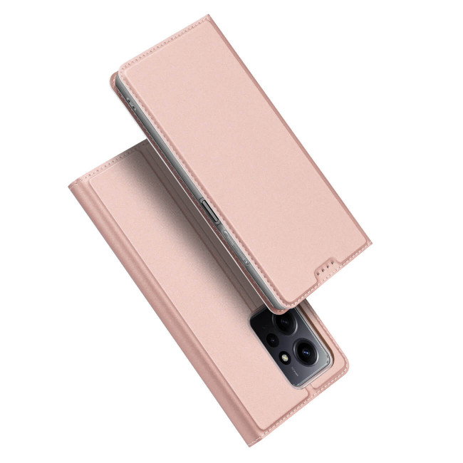 Dux Ducis Xiaomi Redmi Note 12 4G Flip Stand Θήκη Βιβλίο - Pink