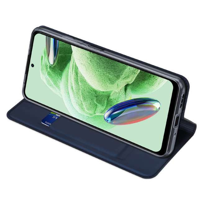 Dux Ducis Xiaomi Redmi Note 12 Pro / Poco X5 Pro 5G Flip Stand Case Θήκη Βιβλίο - Blue