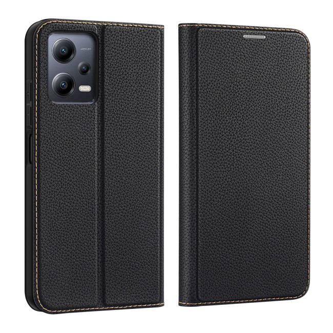 Dux Ducis Xiaomi Redmi Note 12 5G / Xiaomi Poco X5 5G Skin X2 Flip Stand Case Θήκη Βιβλίο - Black